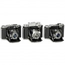 3x Super Ikonta 6x6 cm
