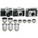 Lot Kodak Renita/3台柯达相机和镜头
