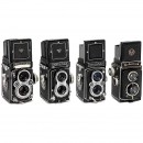 禄莱 3台 Rolleiflex 和 1台 Rolleicord
