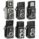 2台 Rex Reflex, 1台 Fotor Reflex  以及3台 Meopta 6x6 TLR Camera