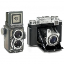 蔡司 Super Ikonta 6x6 cm 及 禄莱 Rolleiflex 4x4 cm
