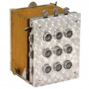 镀铝9镜头相机（Aluminum Multi Lens Camera），1890