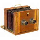 法国湿板立体相机（Wet-Plate Stereo Camera）,1860
