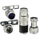 Summaron 3.5/3.5 cm,近摄头Summicron 2/5 cm,Elmar 4/9 cm,Hektor 4.5/