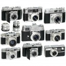 多部 Kodak Retina 和 Braun Paxette
