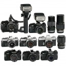多部 Olympus OM 相机