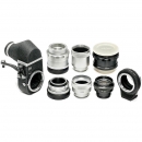 Visoflex Ⅱ 带附件，Elmarit 2,8/90mm 镜头    1959年