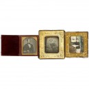 达盖尔式摄影法(Daguerreotype)相片