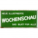 Neue Illustrierte Wochenschau 釉漆广告标牌, c. 1950