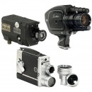 3台窄软片摄影机，c. 1960