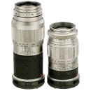 Leitz Elmarit 2.8/90 mm and Elmar 4/135 mm (M)