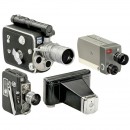 3 Substandard Film Cameras and 1 Cinélarger