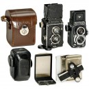 Rolleiflex 4 x 4 (黑) 和 Rolleiflex 3,8
