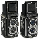 2台 Rolleiflex 3,5 A (Xenar 和 Tessar), 1951年