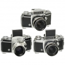 爱克山泰相机三台 3 x Exakta
