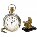 镇纸台: 读报熊