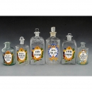 6个药剂师用玻璃器皿 (6 Pharmacy Glass Bottles)