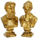 两座Higea和Aesculap半身像 (2 Busts 'Higea' and 'Aesculap')