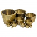 杯状嵌套大砝码 (English Nested Troy Weights)