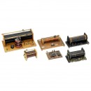 7个矿石收音机活动线圈 (7 Sliding Coil Detectors)