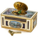 镀金机械鸟音乐盒 (Singing Bird with Enameled Gilt Case)