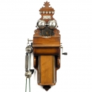 丹麦挂式电话机Emil Møller, 约1910年