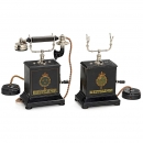 2台瑞典台式电话机Rikstelefon, 1894年后