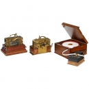 完整的一套莫尔斯电报台System Wheatstone, 约1900年