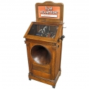 投币式滚筒留声机Regina Hexaphone, 约1915年