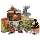 5个日产装电池的玩具