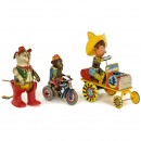 3个铅皮玩具, 1960年起