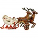 铸铁驯鹿雪橇, Hubley制造, 约1915年