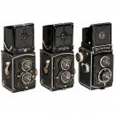 禄莱双反RolleiflexStandard 3,5  2部和禄莱可德Rolleiflex II