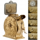 Early German Cast-Iron Art-Nouveau Mutoscope, c. 1900