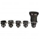 5 Schneider and Kinoptik Movie Lenses for Arriflex 16 ST, c. 197