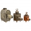 3 Magic Lanterns for Restoration, c. 1900