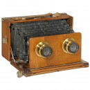 Stereo Folding Plate Camera, c. 1890