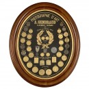 Presentation Frame with Photographic Medallions 