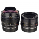 Fish-Eye Elmarit-R 2,8/16 mm and Summicron-R 2/50 mm