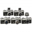 5 Icarex 35 Reflex Cameras