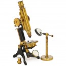 English Compound Monocular Microscope, c. 1880