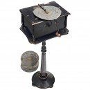 Amorette 16-Note Organette on Matching Pillar, c. 1900