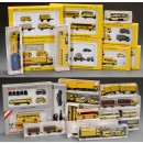 Group of H0 Wiking Post Model Cars