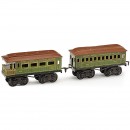 2 Bing Gauge 0 New York Passenger Cars, c. 1915