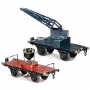 2 Gauge I Special Wagons by Märklin, c. 1935