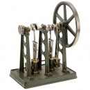 Large 2-Cylinder Steam Engine, c. 1920