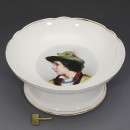 Rare Musical Porcelain Fruit Bowl, c. 1900