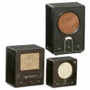 3 NS-Era (Volksempfänger) Radios, 1933–38