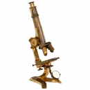 Rare Berlin Compound Microscope by Gundlach, c. 1870