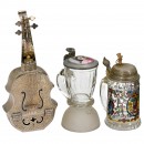 2 Musical Drinking Items, 20th Century